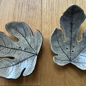 Fügefalevél szappantartó, Otthon & Életmód, Fürdőszoba, Szappantartó, Kerámia, MESKA