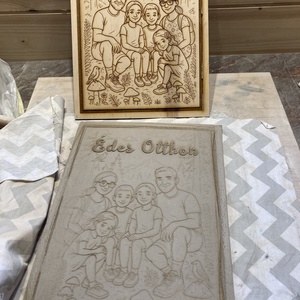 Édes Otthon tábla (saját képből, névvel, háttérrel) - otthon & életmód - ház & kert - házszám - Meska.hu