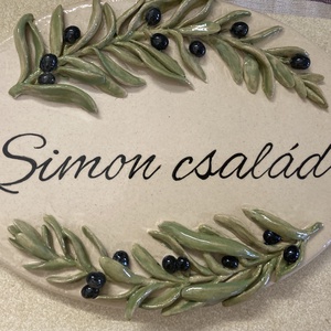 Névtábla, cégér tábla - otthon & életmód - ház & kert - házszám - Meska.hu