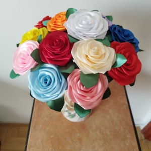 Szatén rózsaszál, Otthon & Életmód, Virágdekoráció, Virágok, Szálas virág, Virágkötés, Mindenmás, MESKA