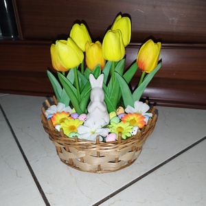 Húsvéti asztali dekoráció , Ünnepi díszek, dekorációk, Húsvéti díszek és dekorációk, Húsvéti asztaldíszek, , MESKA