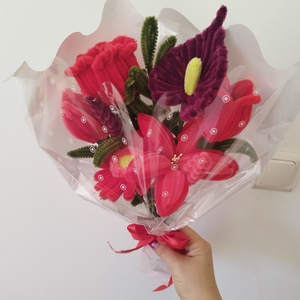 Zsenilia csokor - otthon & életmód - virágdekoráció - virágok - virágcsokor - Meska.hu