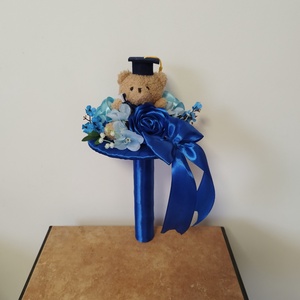 Ballagási macis csokor , Otthon & Életmód, Virágdekoráció, Virágok, Virágcsokor, , MESKA