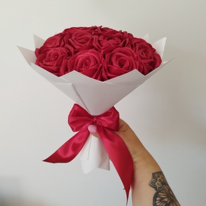 Örök rózsa csokor  - otthon & életmód - virágdekoráció - virágok - virágcsokor - Meska.hu