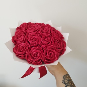 Örök rózsa csokor  - otthon & életmód - virágdekoráció - virágok - virágcsokor - Meska.hu