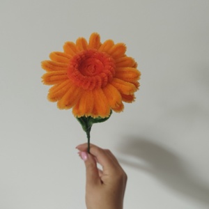 Zsenilia gerbera, többféle színben  - otthon & életmód - virágdekoráció - virágok - szálas virág - Meska.hu