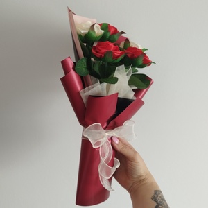 Rózsa csokor  - otthon & életmód - virágdekoráció - virágok - virágcsokor - Meska.hu