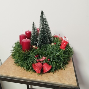 Adventi koszorú  - Meska.hu