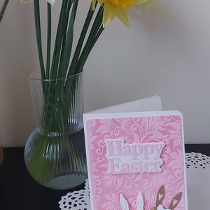 Húsvéti képeslap - nyuszik 1. - otthon & életmód - papír, írószer - ajándékozás kellékei - képeslap, üdvözlőlap - Meska.hu