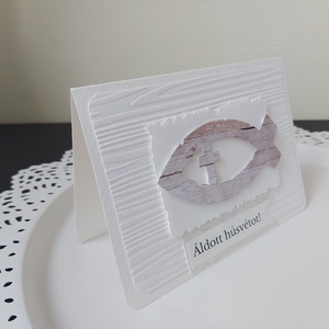 Húsvéti képeslap - húsvéti halas - otthon & életmód - papír, írószer - ajándékozás kellékei - képeslap, üdvözlőlap - Meska.hu