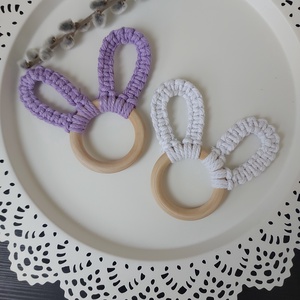 Makramé húsvéti dísz - szett, Otthon & Életmód, Dekoráció, Fali és függő dekoráció, Függődísz, Csomózás, Horgolás, MESKA