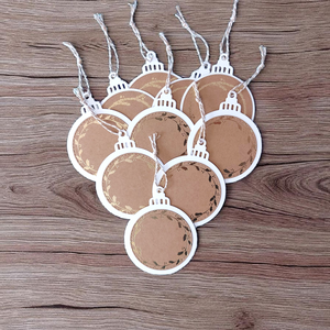 Ajándékkísérő kártya csomag - arany koszorú 2. - karácsony - karácsonyi ajándékozás - karácsonyi képeslap, üdvözlőlap, ajándékkísérő - Meska.hu