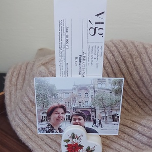 Karácsonyi lakásdekor - szív képtartó, képkeret - otthon & életmód - dekoráció - asztal és polc dekoráció - asztaldísz - Meska.hu