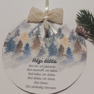 Házi áldás -Fenyves mini  - Meska.hu