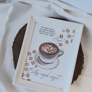 Anyák napi képkeret 4. - közös kávézás - otthon & életmód - dekoráció - kép & falikép - 3d képek - Meska.hu