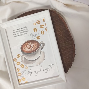 Anyák napi képkeret 4. - közös kávézás - otthon & életmód - dekoráció - kép & falikép - 3d képek - Meska.hu