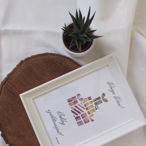 Születésnapi pénzátadó képkeret - ajándékdoboz - otthon & életmód - dekoráció - kép & falikép - képkeret - Meska.hu