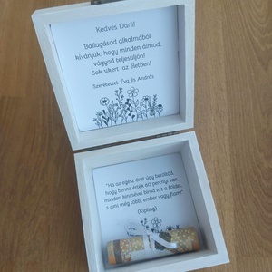 Ballagási pénzatadó doboz - Meska.hu