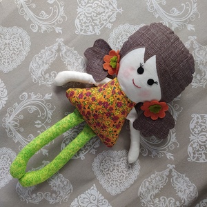 Sáfrány-textil baba - játék & sport - baba & babaház - baba - Meska.hu