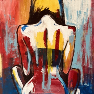 Unbound � eredeti akrilfestmény, 70x100 cm, Művészet, Festmény, Akril, Festészet, MESKA