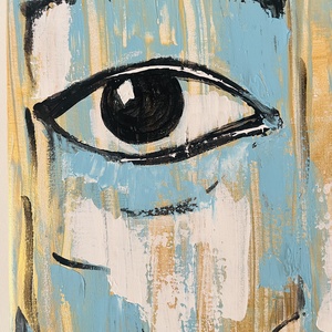 I see you � eredeti akrilfestmény, 60x80 cm - művészet - festmény - akril - Meska.hu