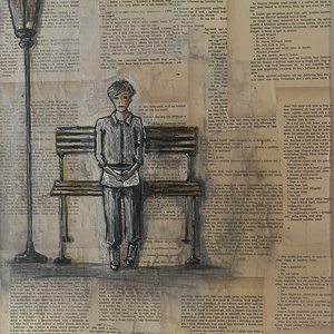 Légy jó mindhalálig - vegyes technikával készült festmény (40x50 cm) - művészet - festmény - akril - Meska.hu