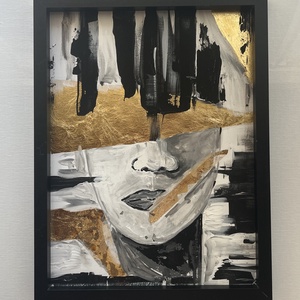 The Parts I Keep - akril festmény (30x40 cm), Művészet, Festmény, Akril, Festészet, MESKA