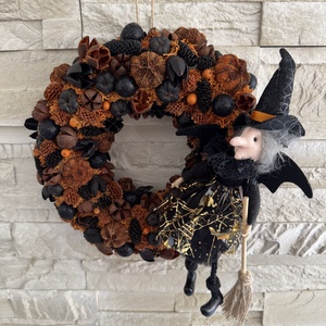 Boszis kopogtató - otthon & életmód - dekoráció - halloween - halloweeni ajtódíszek és ablakdíszek - Meska.hu