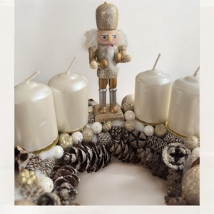 Diótörős adventi koszorú - karácsony - adventi díszek - adventi koszorú - Meska.hu