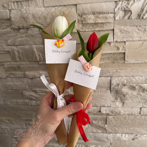 Nőnapi tulipán - otthon & életmód - virágdekoráció - virágok - szálas virág - Meska.hu