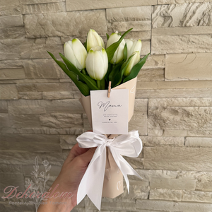 Anyák napi tulipáncsokor - otthon & életmód - virágdekoráció - virágok - virágcsokor - Meska.hu