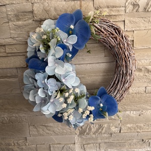 Orchideás kopogtató - Meska.hu