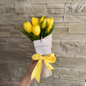Tulipáncsokor - otthon & életmód - virágdekoráció - virágok - virágcsokor - Meska.hu