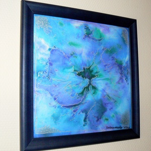 Álomvirág Selyemfestett falikép -  - Meska.hu