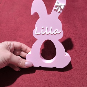 Névre szóló húsvéti nyuszi , Ünnepi díszek, dekorációk, Húsvéti díszek és dekorációk, Húsvéti ablakdíszek, Mindenmás, MESKA