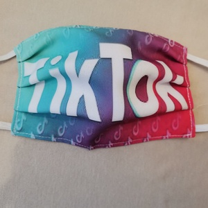 Mosható maszk, Tik Tok felirat - női - női - Meska.hu