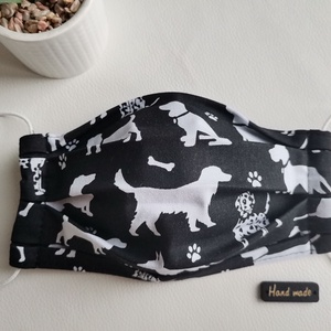 Mosható maszk, Kutyusok - Meska.hu