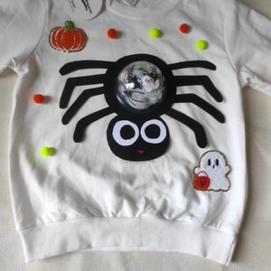 DIY pulóverre rögzíthető halloweeni dekor gyerekeknek- pók - diy (csináld magad) - egységcsomag - Meska.hu