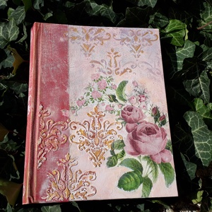 Vintage rózsás fotóalbum -  - Meska.hu