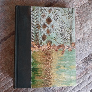 Alkalmi fotóalbum- zöld- arany - otthon & életmód - papír, írószer - album & fotóalbum - Meska.hu