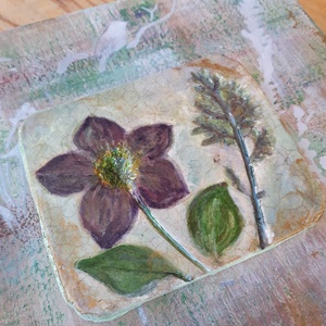  Fotóalbum a botanikus kertből- növényi nyomattal - otthon & életmód - papír, írószer - album & fotóalbum - Meska.hu