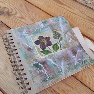  Fotóalbum a botanikus kertből- növényi nyomattal - Meska.hu