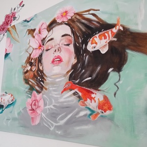 Nyár 70x90cm - művészet - festmény - olajfestmény - Meska.hu