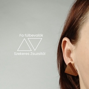 Körte és juhar fa fülbevaló - ékszer - fülbevaló - pötty fülbevaló - Meska.hu