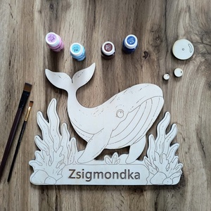 Bálnás éjszakai fény gyerekszobába - DIY - Meska.hu