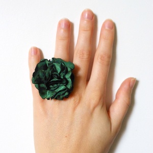 Emerald green gyűrű - Meska.hu