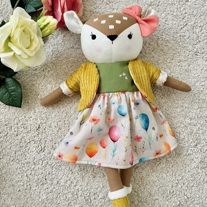 Őzikelány, Játék & Sport, Plüssállat & Játékfigura, Őzike, szarvas, Varrás, MESKA