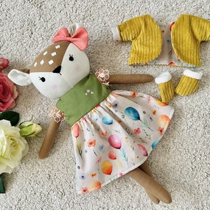 Őzikelány - játék & sport - plüssállat & játékfigura - őzike, szarvas - Meska.hu