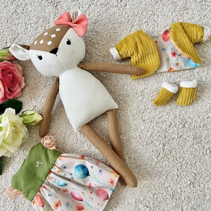 Őzikelány - játék & sport - plüssállat & játékfigura - őzike, szarvas - Meska.hu