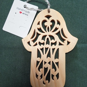 Fatima keze ( amulett ) 2-3., Otthon & Életmód, Dekoráció, Fali és függő dekoráció, Falra akasztható dekor, Famegmunkálás, MESKA